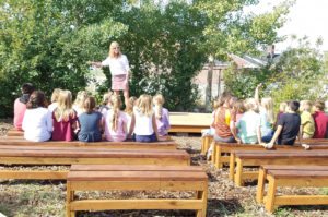 outside learning at tetonia